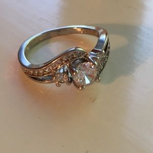 Cubic Zirconia sz 6 Promise Ring